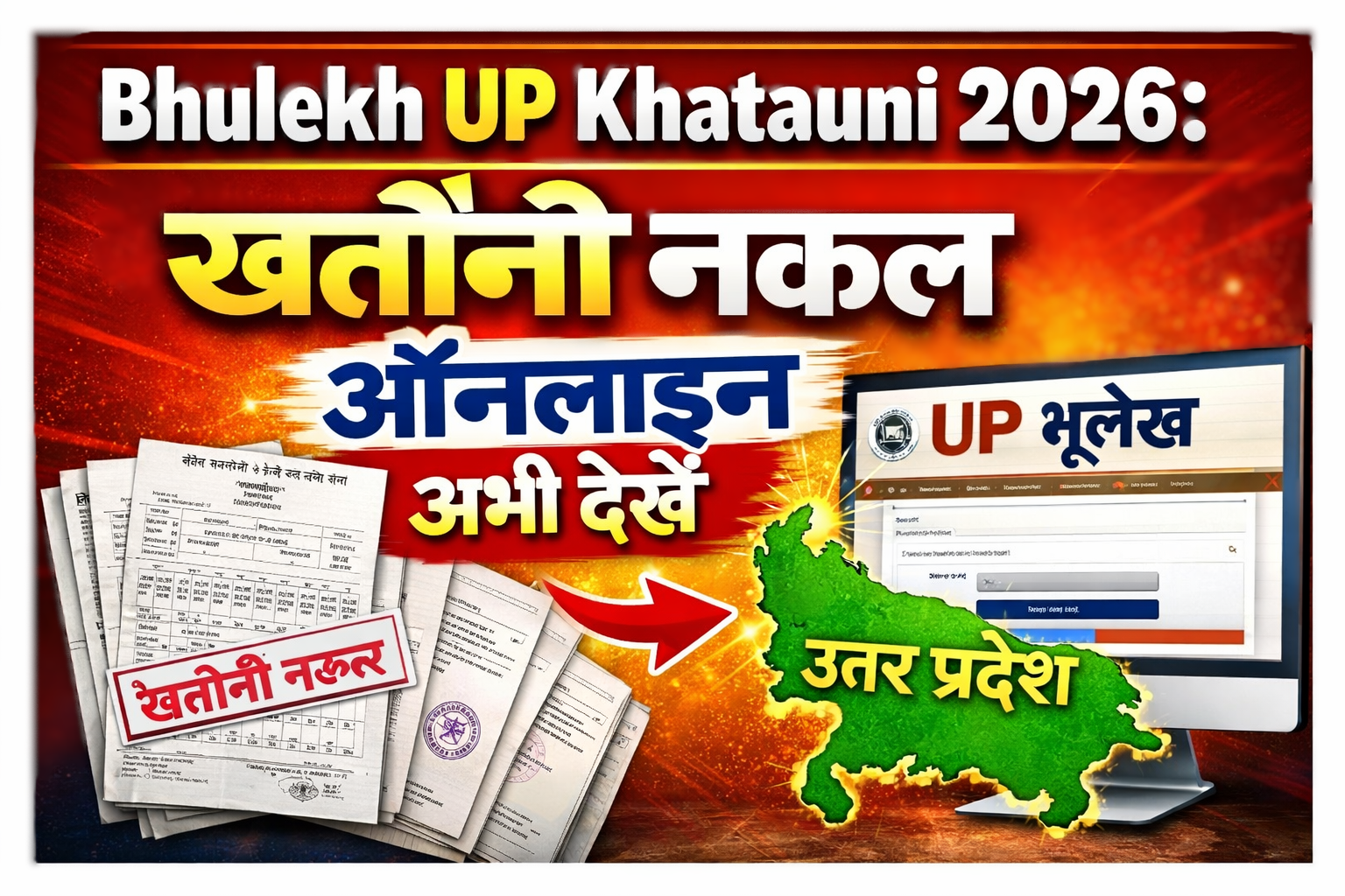 Bhulekh UP Khatauni 2026